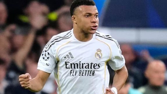 Mbappé celebra su gol ante el Bayern | AP