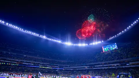 Protocolo de la Liga MX en la Final de vuelta entre América y Cruz Azul en el Clausura 2024 en el Estadio Azteca | IMAGO 7