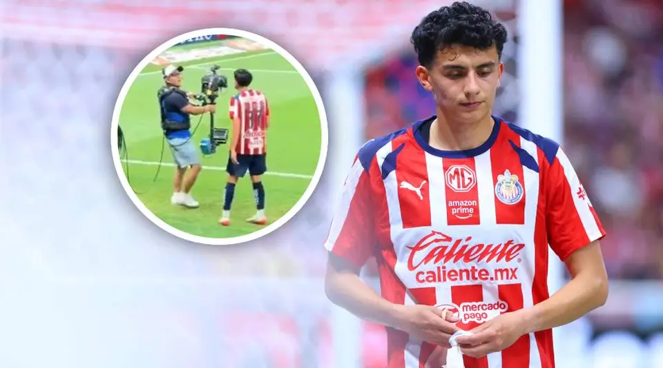 Richard Ledezma se encara con camarógrafo en el Chivas vs Pumas | CAPTURA/IMAGO7
