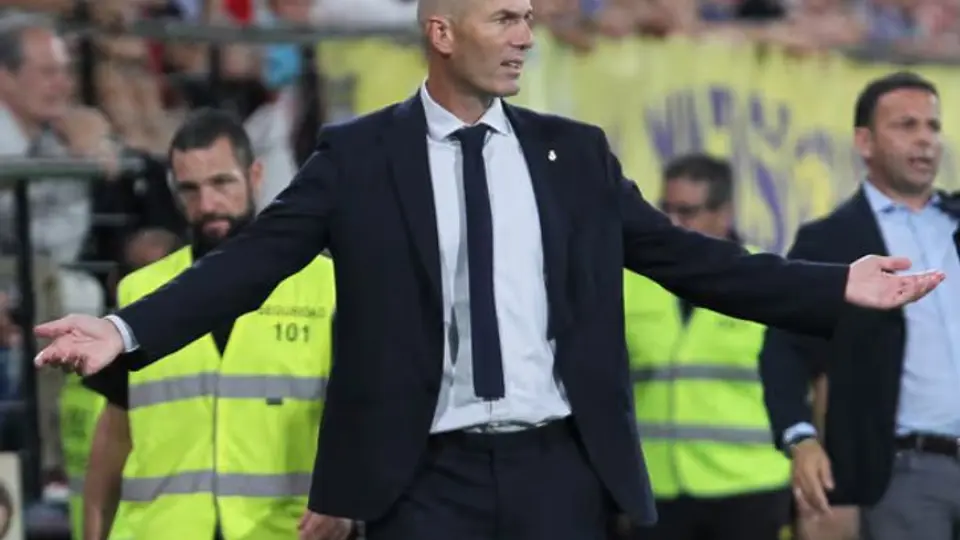 Zinedine Zidane estuvo presente en el Santiago Bernabéu para presenciar el Real Madrid vs Bayern Munich