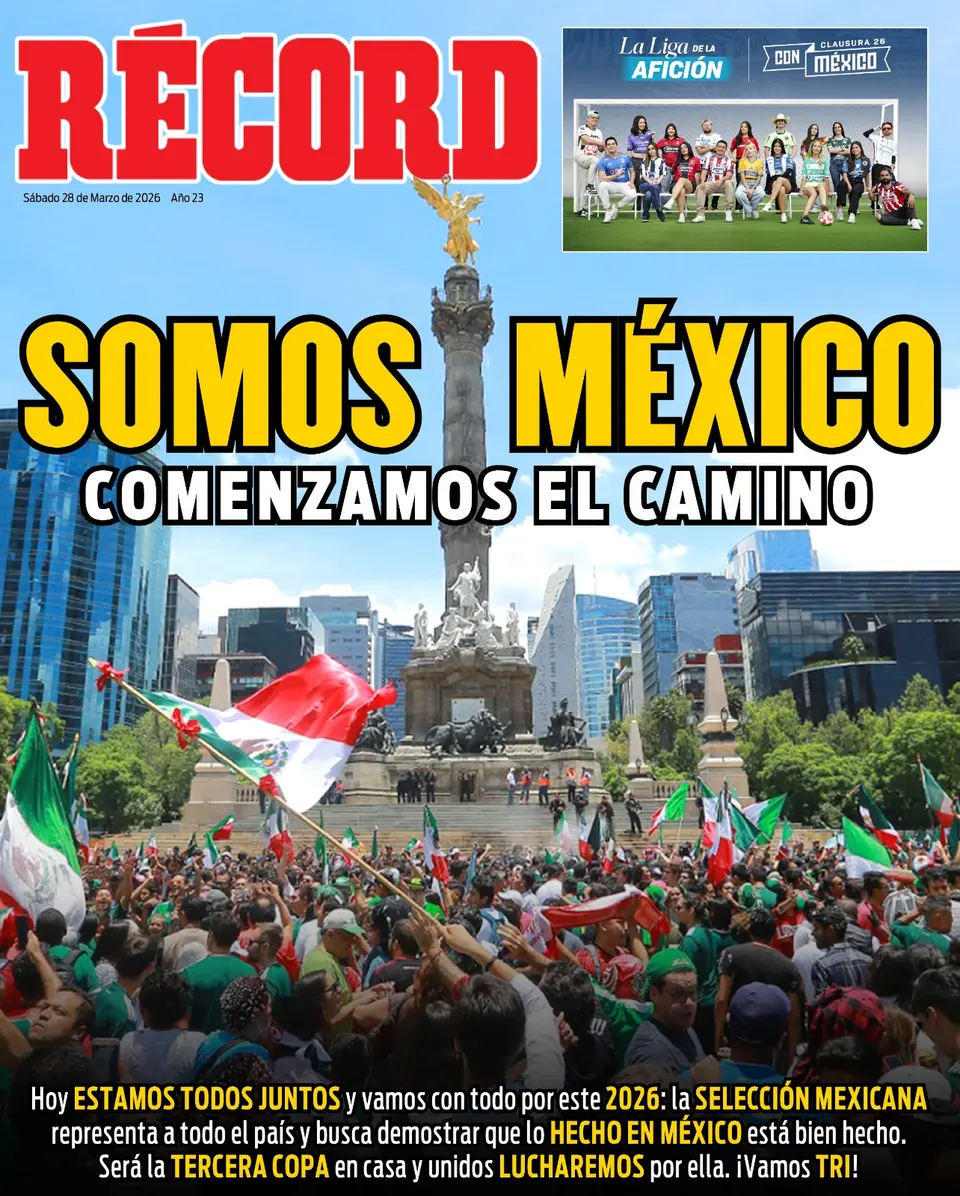 Portada RÉCORD 28 de marzo de 2026
