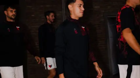 Jugadores de Atlético Colón previo a un partido | X: @ColonOficial
