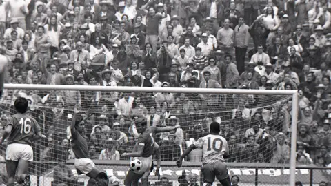Pelé durante la Final del Mundial 1970, de Brasil contra Italia | MEXSPORT