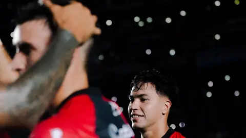 Ignacio Lago en un partido con Colón l FACEBOOK: Club Atlético Colón