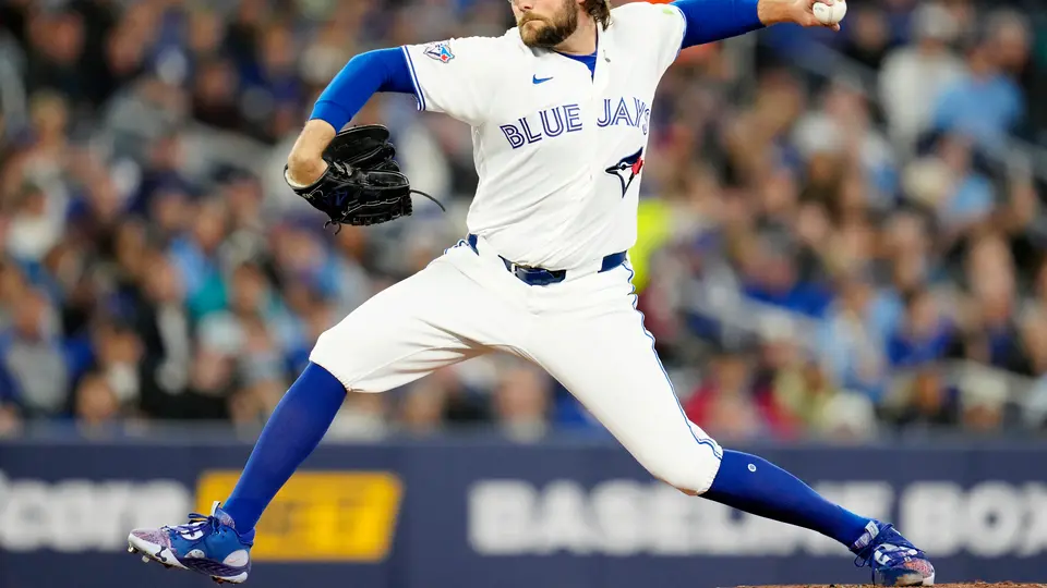 Josh Fleming en un pitcheo con Blue Jays l AP