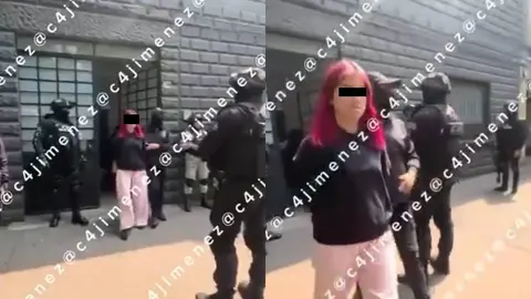 La mujer fue detenida como aparente integrante de una banda dedicada al narcomenudeo/X: @c4jimenez