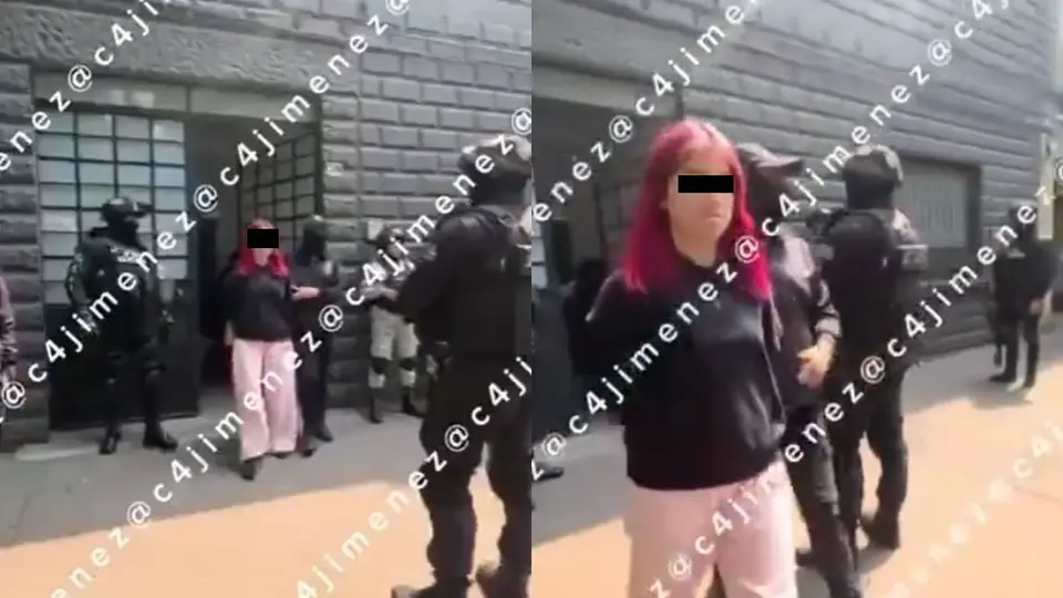 La mujer fue detenida como aparente integrante de una banda dedicada al narcomenudeo/X: @c4jimenez