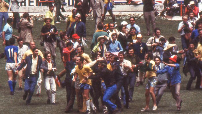 La Selección de Brasil celebra tras su victoria 4-1 ante Italia en la Copa del Mundo México 1970 | MEXSPORT