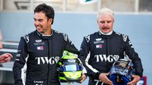 Checo Pérez y Valtteri Bottas durante la pretemporada en Bahréin con Cadillac | MEXSPORT