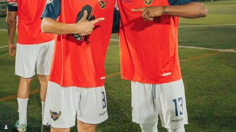 Christian Lara con un compañero l INSTA: @chrsitianlara10