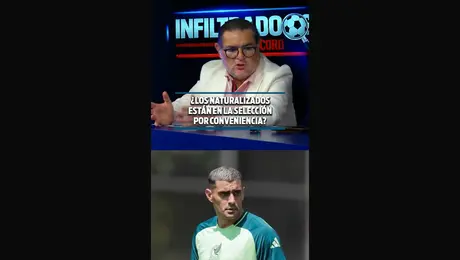 LOS NATURALIZADOS ESTÁN EN LA SELECCIÓN POR CONVENIENCIA