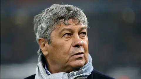 Mircea Lucescu durante un partido l AP