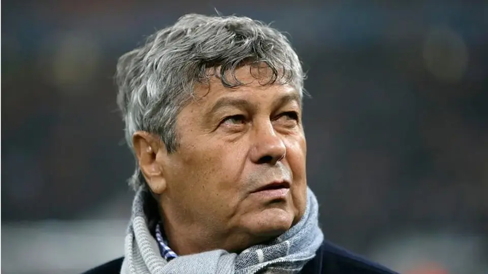 Mircea Lucescu durante un partido l AP