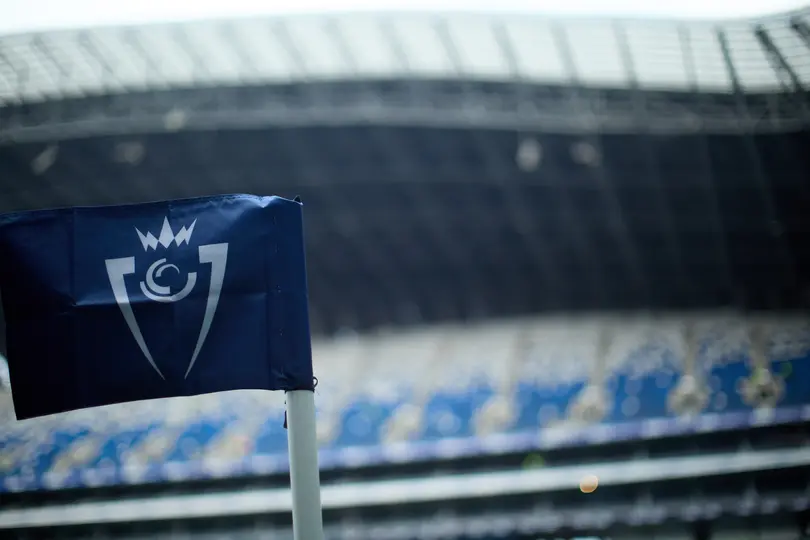 Banderín de esquina con el logo de la Concacaf Champions Cup | MEXSPORT