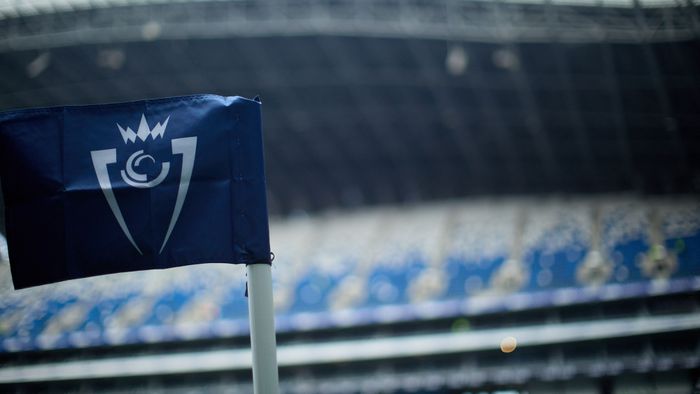 Banderín de esquina con el logo de la Concacaf Champions Cup | MEXSPORT