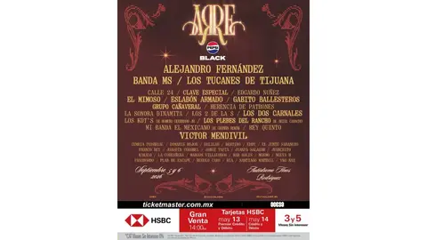 El Festival Arre se consolidó como uno de los eventos más importantes del regional mexicano en México./ OCESA