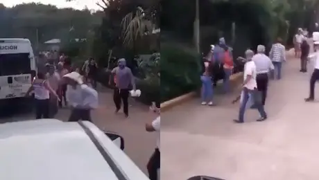VIDEO: intentan linchar con machetes a presidente municipal en Puebla ¿Cuál fue el motivo?
