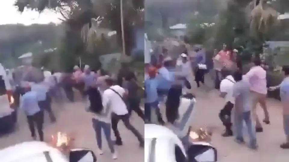 Pobladores quisieron linchar al presidente municipal de Hueyapan, Alfonso Lino Pozos / Especial