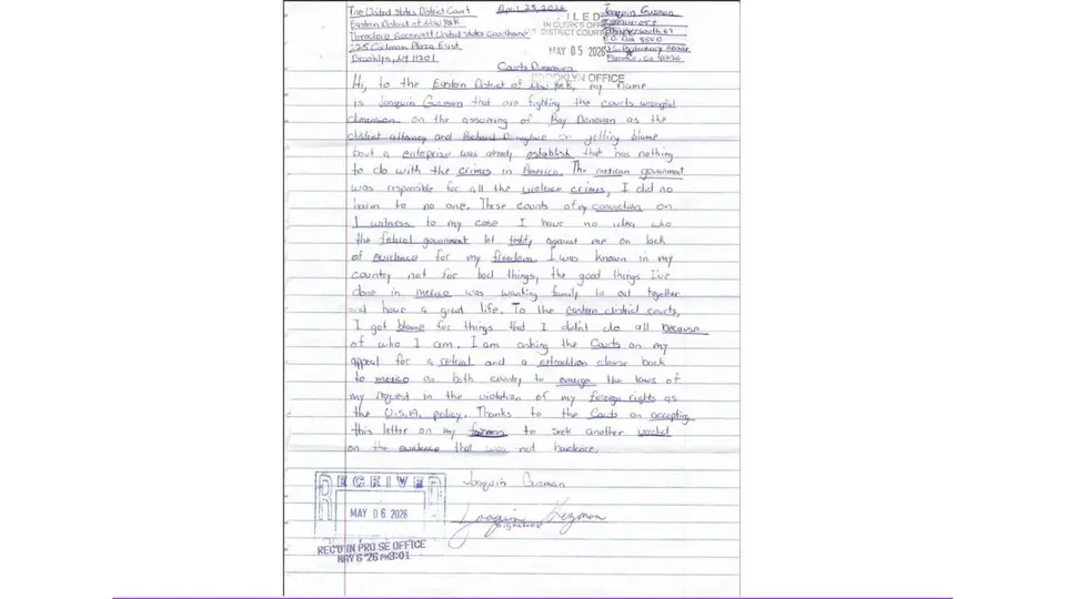 Guzmán Loera insistió en ser extraditado a México tras años recluido en Estados Unidos./ X: @narcoblogger