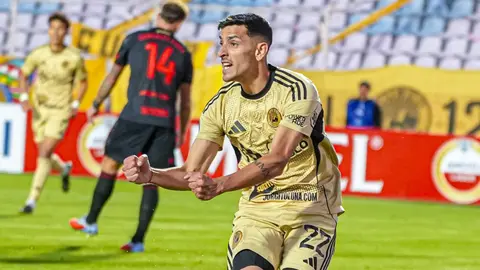 Lucas Colitto celebra gol ante Estudiantes | X: @CuscoFC_2009