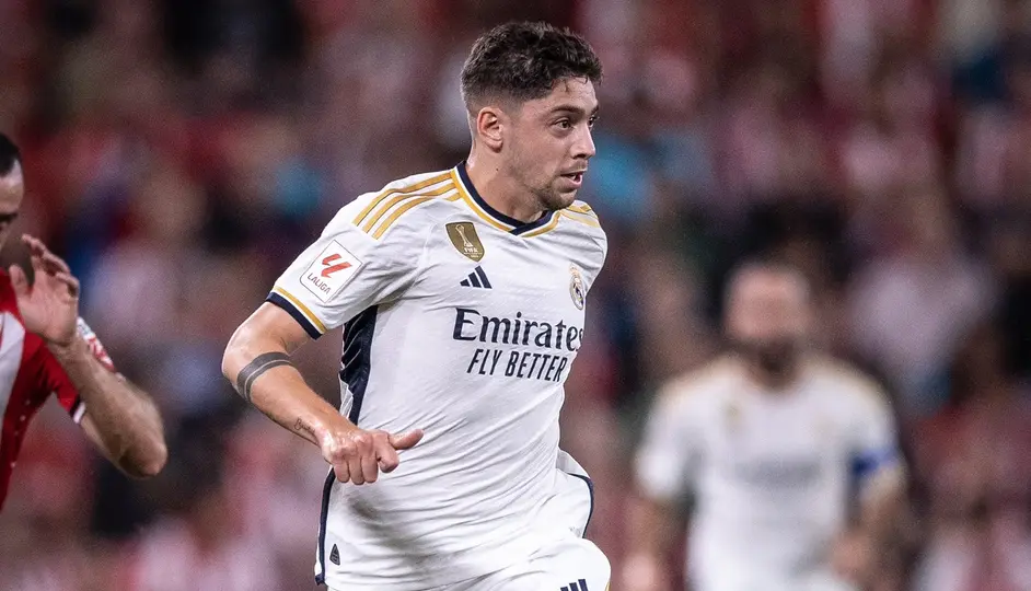 Fede Valverde en un partido del Real Madrid | X: @fedeevalverde