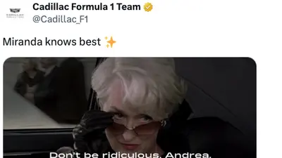 "Todos quieren esto": Cadillac revoluciona las redes con el "Dream Team" de la F1