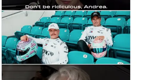 "Todos quieren esto": Cadillac revoluciona las redes con el "Dream Team" de la F1