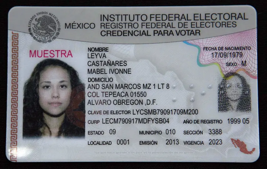 La nueva credencial del INE permitirá incorporar datos de identidad indígena y afromexicana sin carácter obligatorio. / INE