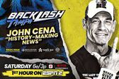 Poster del anuncio de John Cena en WWE Backlash 2026 | WWE