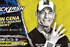 Poster del anuncio de John Cena en WWE Backlash 2026 | WWE