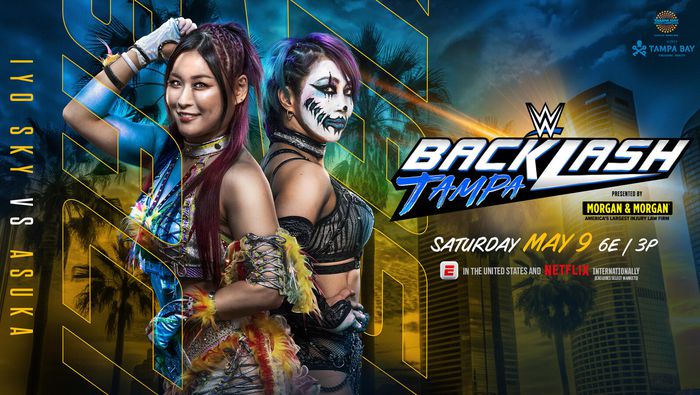 Poster de la lucha entre Azuka e Iyo Sky en WWE Backlash 2026 | WWE