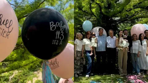 La pareja, por medio de sus redes, mostró la revelación de sexo / FB: @SAMUELGARCIASEPULVEDA