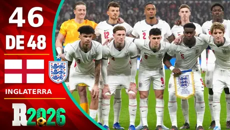 Mundial 2026: Inglaterra, todo lo que debes de saber para la Copa del Mundo