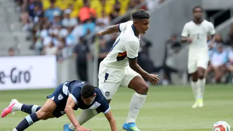 Ecuador contra Guatemala | AFP