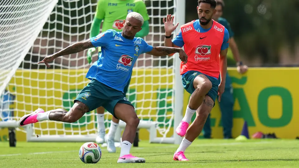 Wesley en entrenamiento con la Selección de Brasil | AP