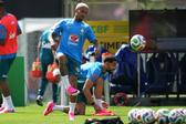 Wesley en entrenamiento con la Selección de Brasil | AP