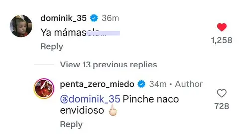 Comentario de Penta y Dominik | Captura de pantalla