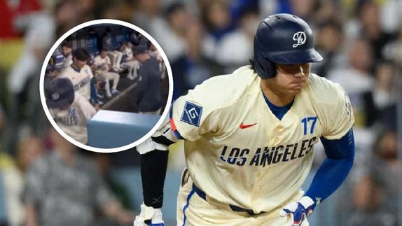 Shohei Ohtani es invadido por cucarachas en pleno juego de los Dodgers