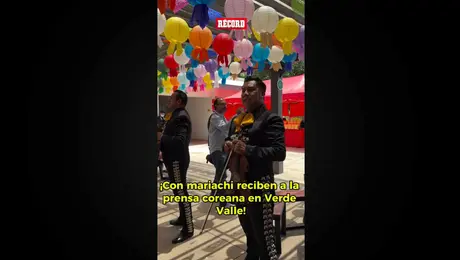 ¡BIENVENIDOS A LA PERLA TAPATÍA! Con todo y mariachi, México recibe a Corea del Sur