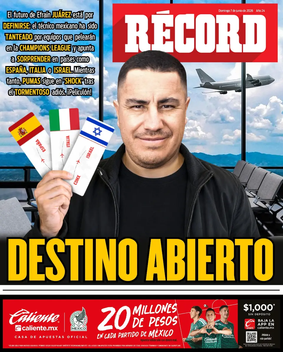 Portada RÉCORD 07 de junio de 2026