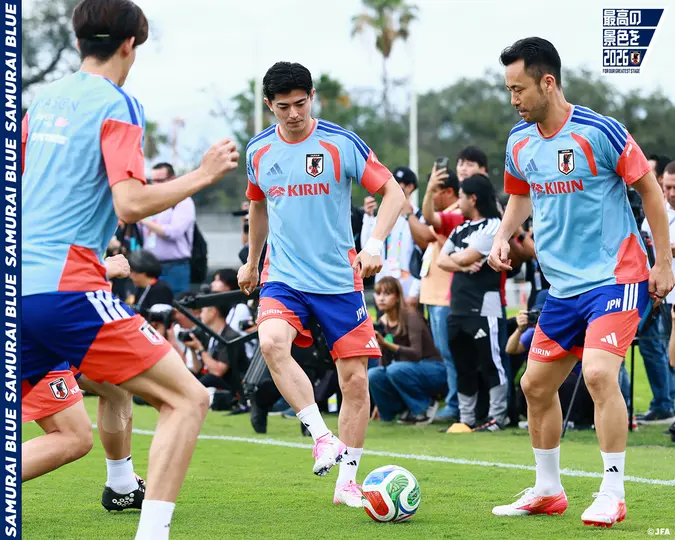 Japón continúa entrenando en Monterrey l X:jfa_samuraiblue