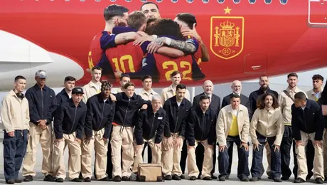 España ya viaja a México; La Roja llega a Puebla con la mira puesta en el Mundial 2026