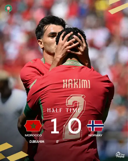 Marruecos enfrentando a Noruega en amistoso l X:EnMaroc