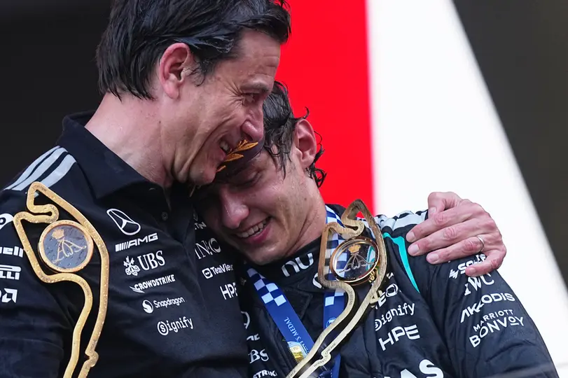 Andrea Kimi Antonelli celebra su victoria en el Gran Premio de Mónaco | AP