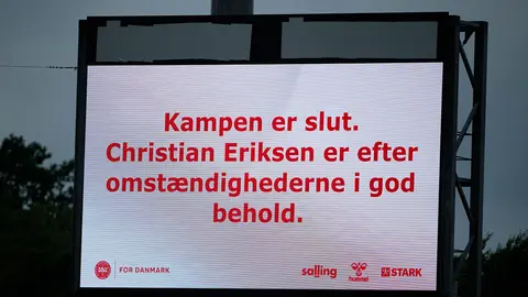 Accidente de Christian Eriksen | AP