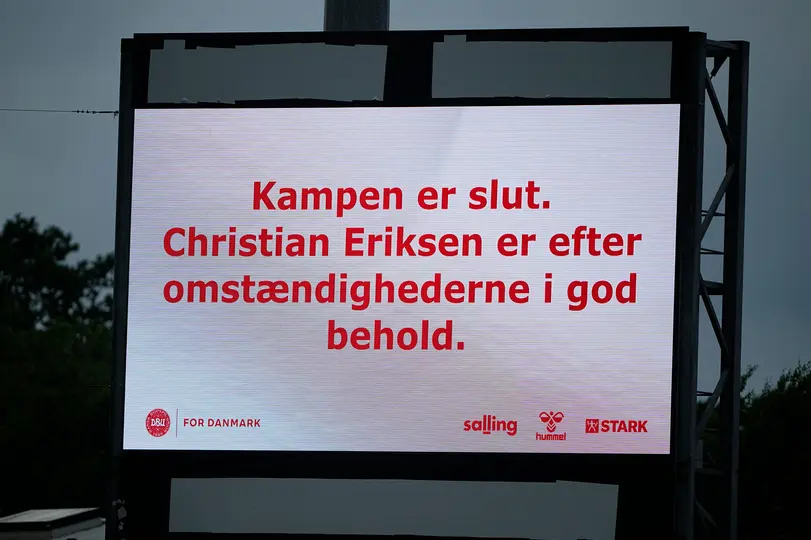 Accidente de Christian Eriksen | AP