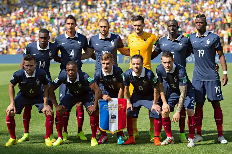 Selección francesa que jugó los Cuartos de Final ante Alemania en 2014 | Imago7