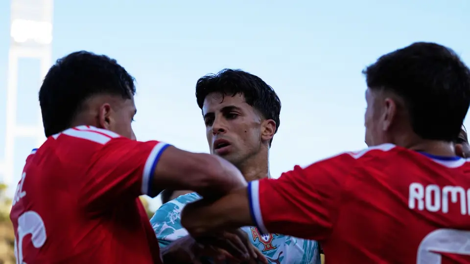 Jugadores de Chile y Portugal peleándose | AP
