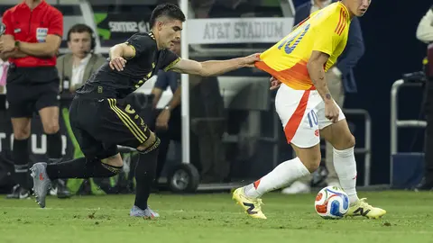 James Rodríguez con la playera de Colombia, su país natal | IMAGO7