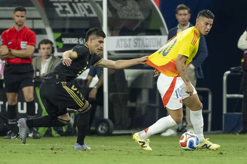 James Rodríguez con la playera de Colombia, su país natal | IMAGO7